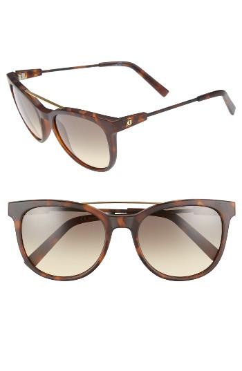 Women's Electric 'bengal' 54mm Sunglasses - Pineapple Tortoise/ Green