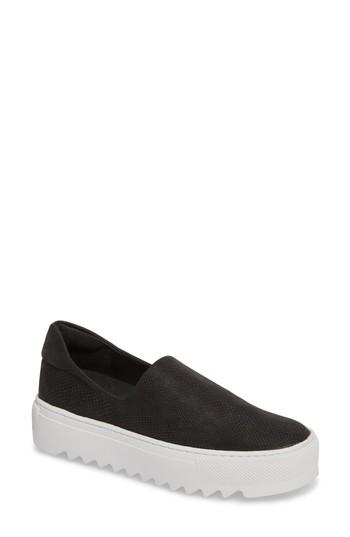 Women's Jslides Sage Platform Slip-on Sneaker .5 M - Black