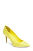Women's Calvin Klein 'gayle' Pointy Toe Pump M - Yellow