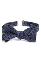 Men's The Tie Bar Triad Silk Bow Tie, Size - Blue