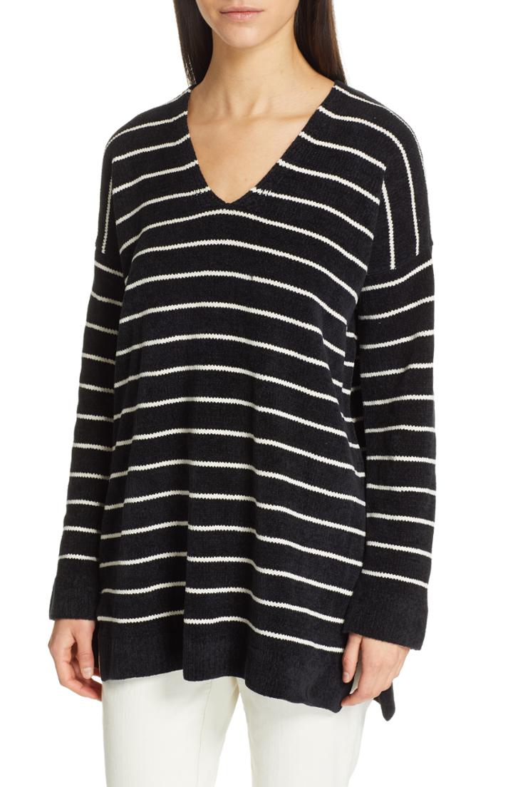 Women's Eileen Fisher V-neck Tunic Sweater