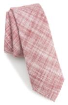 Men's Nordstrom Men's Shop Vivian Tie, Size - Burgundy