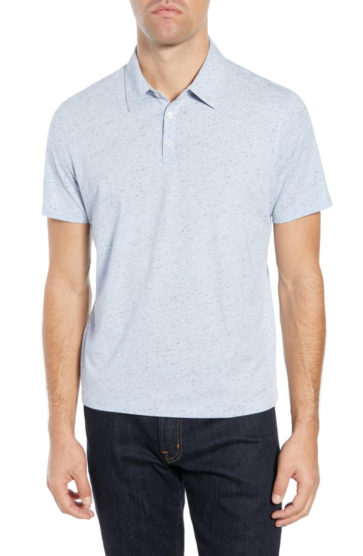 Men's Zachary Prell Cadler Fit Polo Shirt, Size Medium - Blue