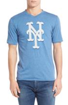 Men's Red Jacket 'new York Mets - Calumet' Graphic V-neck T-shirt