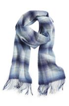 Women's Nordstrom Ombre Plaid Cashmere Scarf