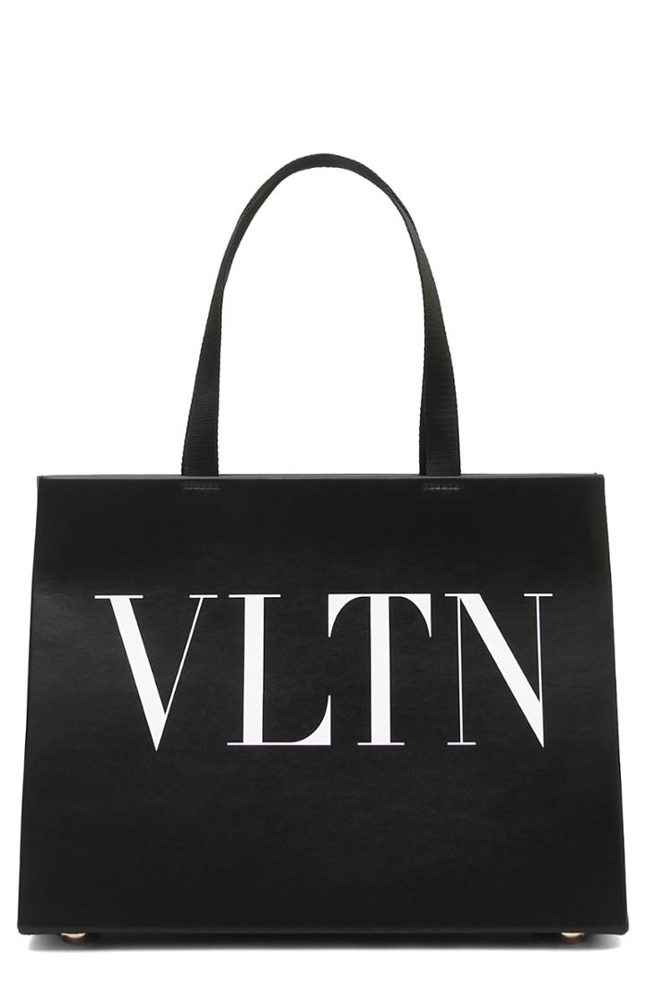 Valentino Garavani Vltn Leather Tote -