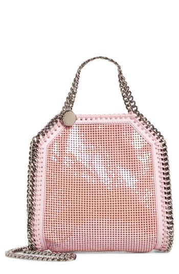 Stella Mccartney Mini Falabella Metal Mesh Tote - Pink