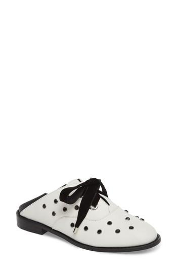 Women's Shellys London Hankie Convertible Drop Heel Mule Eu - White