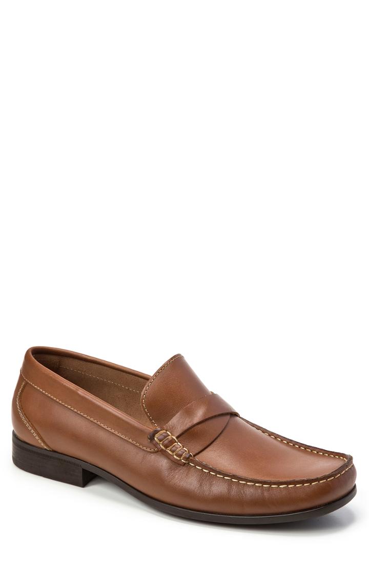 Men's Sandro Moscoloni Abruzo Cross Strap Loafer .5 D - Brown