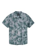 Men's Rvca Tie Dye Check Shirt