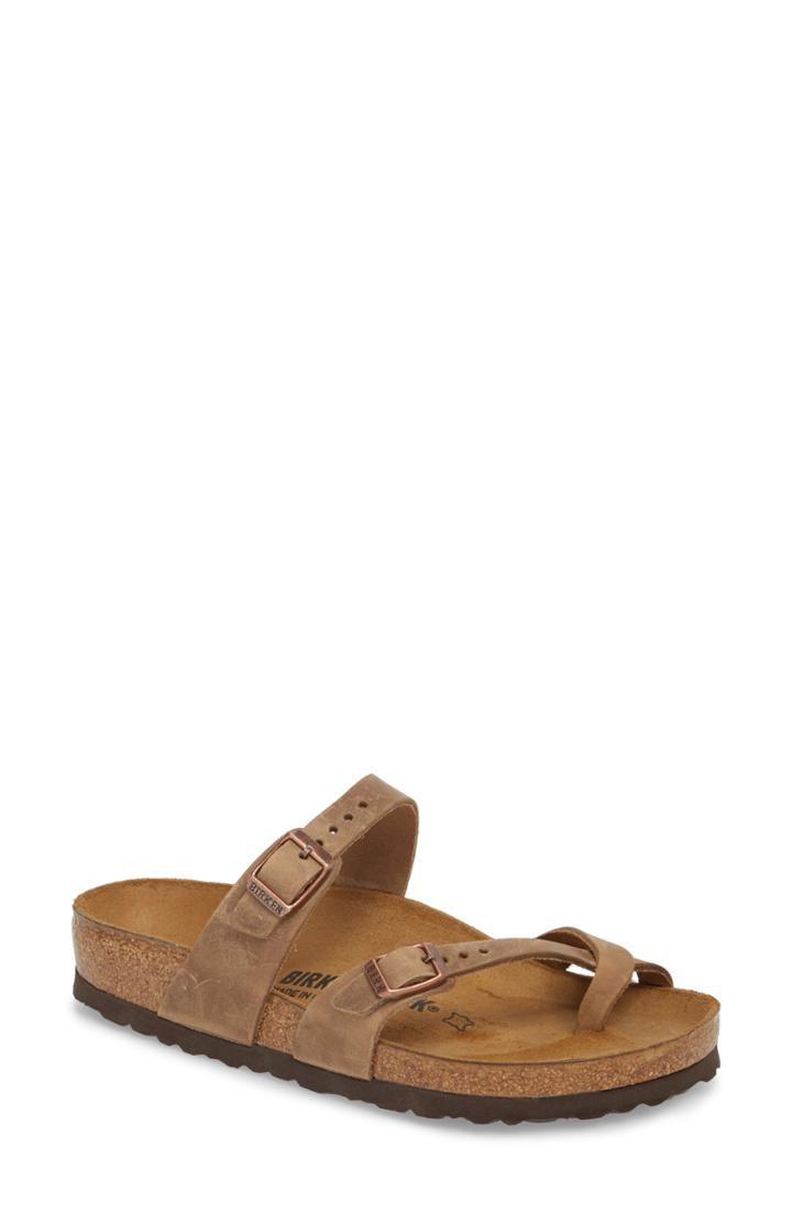 Women's Birkenstock Mayari Slide Sandal -8.5us / 39eu - Brown