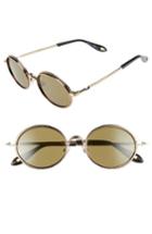 Women's Givenchy 52mm Round Sunglasses - Gold Havana