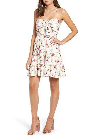 Women's Wayf Calabria Tier Mini Dress - Ivory