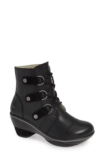 Women's Jambu Emma Lace-up Bootie M - Black