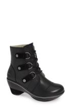 Women's Jambu Emma Lace-up Bootie M - Black