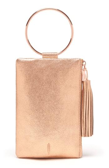 Thacker Nolita Ring Handle Leather Clutch - Pink