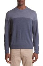 Men's Canali Colorblock Wool Sweater