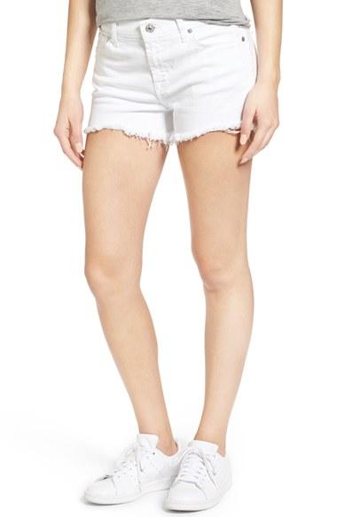 Women's 7 For All Mankind Cutoff Denim Shorts - White