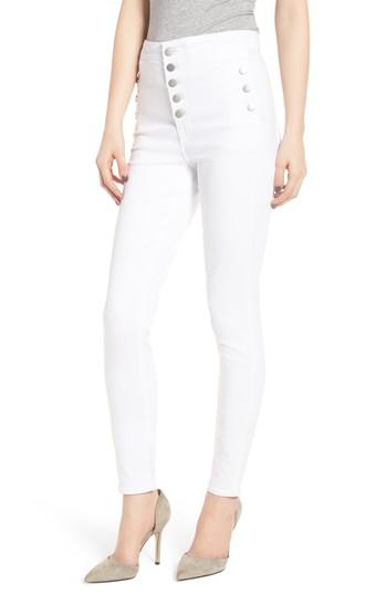 Women's J Brand Natasha Sky High Super Skinny Jeans - White