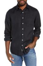 Men's Rodd & Gunn Tindalls Beach Regular Fit Linen Sport Shirt - Blue