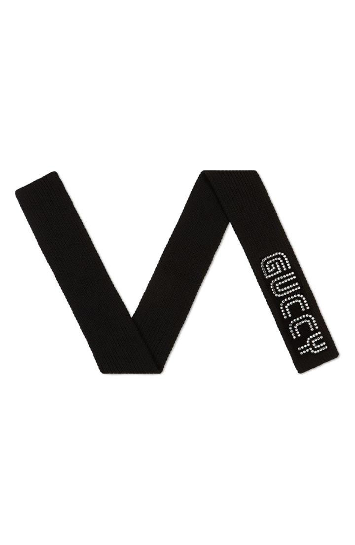 Women's Gucci Guccy Game Wool Scarf