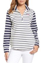 Women's Vineyard Vines Shep Stripe Half Zip Top - Blue