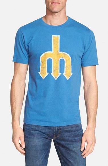 Men's Red Jacket 'seattle Mariners - Brass Tacks' T-shirt