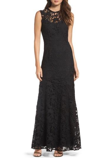 Women's Shoshanna Lace Gown - Black