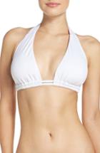 Women's Becca Color Code Halter Bikini Top