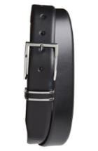 Men's Nordstrom Men's Shop Lynden Leather Belt - Black