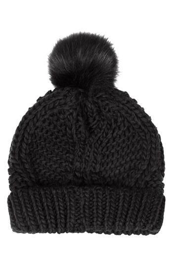 Topshop Cable Knit Pompom Beanie (save Now Through 12/8)