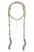 Women's Nakamol Design Chain Fringe Lariat Necklace