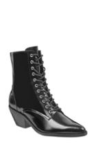 Women's Marc Fisher D Bowie Lace-up Boot, Size 6 M - Black