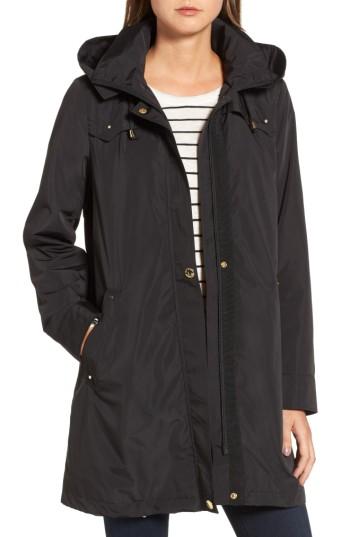 Women's Via Spiga Hooded Packable Utility Coat