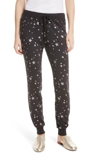 Women's Joie Tendra B Metallic Sweatpants - Black