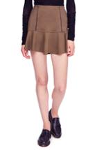 Women's Free People Highlands Miniskirt - Brown