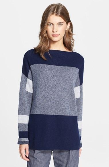 Vince Intarsia Colorblock Sweater