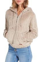 Women's Reebok Crop Hoodie, Size - Black