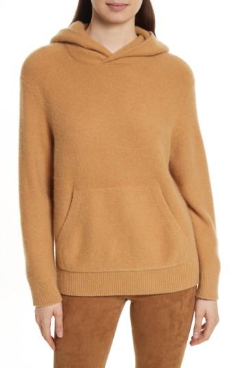 Women's Vince Cashmere Hoodie - Orange