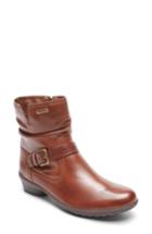 Women's Rockport Cobb Hill 'riley' Waterproof Buckle Strap Bootie W - Brown