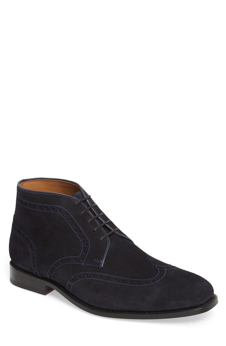 Men's Robert Talbott Presidio Wingtip Boot M - Blue