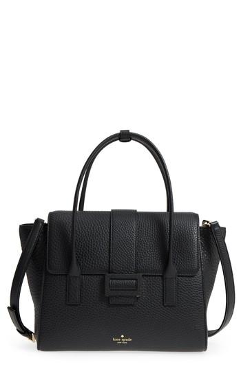 Kate Spade New York Carlyle Street - Alexa Leather Satchel - Black