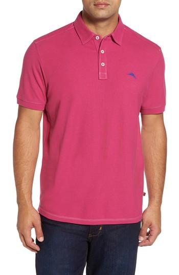 Men's Tommy Bahama Tropicool Spectator Pique Polo, Size - Pink