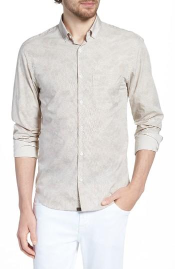 Men's Billy Reid Kirby Sport Shirt - Beige
