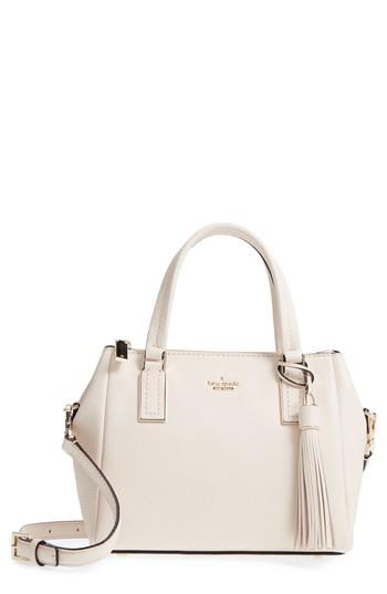 Kate Spade New York Kingston Drive - Small Alena Leather Satchel - White