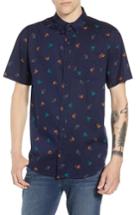 Men's The Rail Print Camp Shirt - Blue