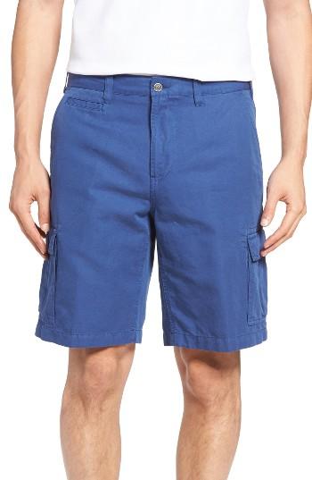 Men's Peter Millar Coastal Linen Blend Cargo Shorts