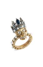 Women's Alexander Mcqueen Skull Queen Ring