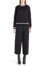 Women's Fendi Logo Jersey Sweatshirt Us / 44 It - Black