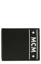 Men's Mcm Coburg Logo Stripe Leather Wallet -